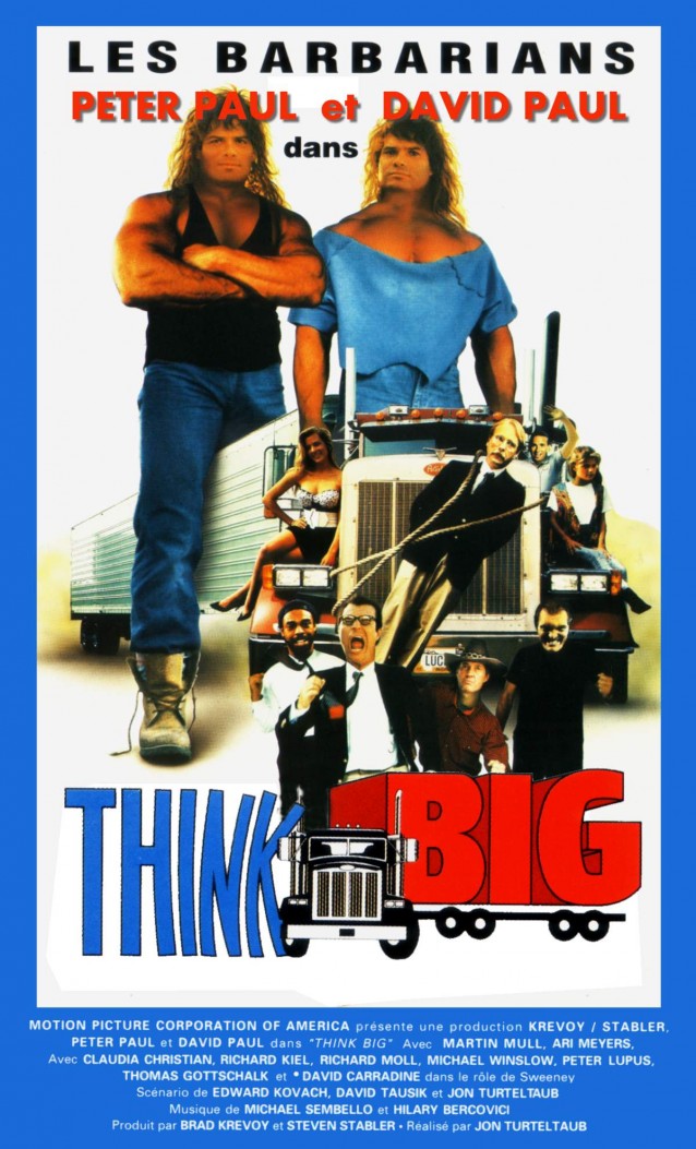 Think Big Poster - Barbarian Brothers