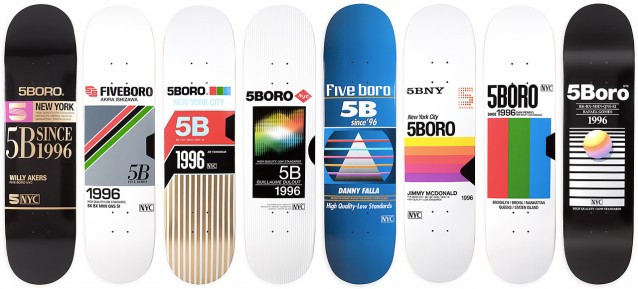 VHS Skateboard Deck Designs by 5BORO